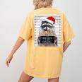 Dear Santa Raccoon Tee - Festive Humor Women's Comfort Shirt Mustard