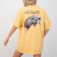 Fairy Godpossum Raccoon Tee | Women's Comfort Colors T-Shirt Mustard