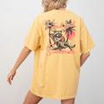 Feral Raccoon Summer Women's T-Shirt - Vacation Vibe Meme Apparel Mustard