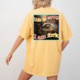 Ironic Raccoon Meme Women's T-Shirt - Comfort Colors & Quirky Vibe Mustard
