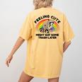 Pocket Raccoon Comfort Colors Women's T-Shirt - Cute Forest Critter Design Mustard