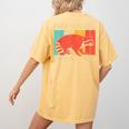 Raccoon Lover Introvert Unisex T-Shirt - Cozy Back Print Mustard