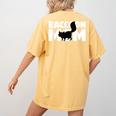 Raccoon Mom Women's Tee - Comfort Colors - Animal Lover's Gift Mustard