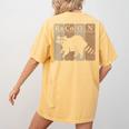 Raccoon Periodic Table Women's T-Shirt - Fun Chemistry Gift Mustard