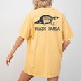 Raccoon Women’s Grey T-Shirt - Urban Animal Style | All-Season Mustard