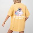 Raccoonicorn Raccoon Lover Women's T-Shirt – Fun Back Print Mustard
