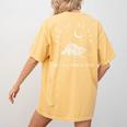 Racoon Cowboy Racoon Graphic Meme Men Women Women's Comfort Colors T-Shirt Back Print Mustard