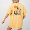 Trash Panda Women's T-Shirt - Retro 90s Raccoon Design Mustard