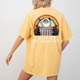 Women's Raccoon 'Trash Panda' Comfort T-Shirt - Fun & Cozy Mustard