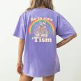 Autism Raccoon Comfort T-Shirt for Women | Meme-Inspired Design Violet
