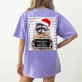 Dear Santa Raccoon Tee - Festive Humor Women's Comfort Shirt Violet