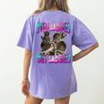 Even Baddies Get Saddies Raccoon Meme Women's Comfort Tee - Fun & Unique Violet