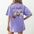 Fairy Godpossum Raccoon Tee | Women's Comfort Colors T-Shirt Violet