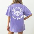Raccoon Gothic Women's T-Shirt - Comfort Colors, Quirky Back Print Violet