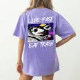 Raccoon & Opossum Lovers Tee - Women's Casual Cotton | Street Theme Violet
