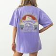 Raccoon Trash Panda T-Shirt - Women's Comfort Fit Back Print Violet