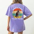 Save the Raccoon Retro Sunset Women's T-Shirt - Comfort Colors Violet