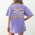 Stay Trashy Opossum Raccoon Internet Memes Meme Women's Comfort Colors T-Shirt Back Print Violet