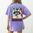 Trash Panda Lover T-Shirt - Women's Comfort Colors Animal Tee Violet