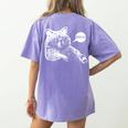 Trash Panda Raccoon Meme Comfort Colors Women's T-Shirt - Fun Teen Slang Violet