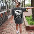 Alien UFO Raccoon Women's T-Shirt - Space-Themed Casual Wear Pepper