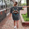 Cool Raccoon Women's T-Shirt | Comfy Back Print Design Pepper