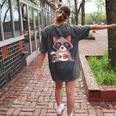 Raccoon & Cookie Design Women's Tee - Comfort Colors Back Print Pepper
