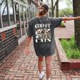 Raccoon Feral Retro Women's Summer Tee - Comfort Colors Back Print Pepper