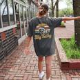 Stay Trashy Opossum Raccoon Meme Women's Back Print Tee Pepper