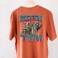Autism Awareness Raccoon T-Shirt | Women's Comfort Colors | Fun Back Print Yam