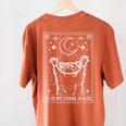 In My Feral Era Women's T-Shirt – Moonlit Raccoon Back Print Yam