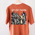Let's Get Trashed Raccoon & Opossum Women's T-Shirt - Fun Party Style Yam