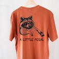 Moonlit Raccoon - Women's T-Shirt | Comfort Colors, Wildlife Back Print Yam