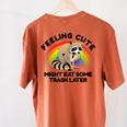 Pocket Raccoon Comfort Colors Women's T-Shirt - Cute Forest Critter Design Yam