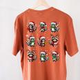 Raccoon Christmas Pajama T-Shirt - Back Print - Cozy Women's Tee Yam
