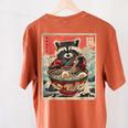 Raccoon Ramen Anime Women's T-Shirt | Cute Japanese Back Print Yam