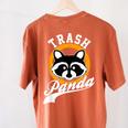 Raccoon Women's T-Shirt - Fun Back Print Tee Yam
