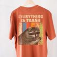 Retro Raccoon Lover Women's Camping T-Shirt | Comfy Back Print Yam