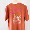 Strawberry Jams Women's Comfort Colors T-Shirt - Fun Raccoon Design Yam