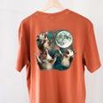 Three Possum Moon Meme Women's T-Shirt - Fun & Quirky Style Yam