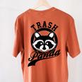 Trash Panda Raccoon Women's T-Shirt - Eco Meme Back Print Yam
