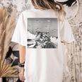 Alien UFO Raccoon Women's T-Shirt - Comfort Colors Back Print Ivory