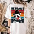 Be In Awe Of My 'Tism | Vintage Raccoon Autism Women's T-Shirt Ivory