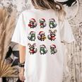 Raccoon Christmas Pajama T-Shirt - Back Print - Cozy Women's Tee Ivory