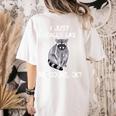Raccoon Love T-Shirt - Women's Comfort Colors - Fun Back Print Ivory