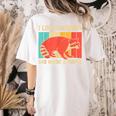 Raccoon Lover Introvert Unisex T-Shirt - Cozy Back Print Ivory