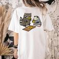 Raccoon & Opossum Pizza Party | Unisex T-Shirt for Animal Lovers Ivory