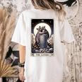 Raccoon Tarot The Lovers Women's Comfort Colors Tee - Back Print Ivory