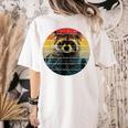 Raccoon-Themed Comfort Colors Women's T-Shirt | Unique Back Print Ivory
