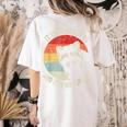 Raccoon Vintage Comfort Women's Tee - Fun Back Print Ivory